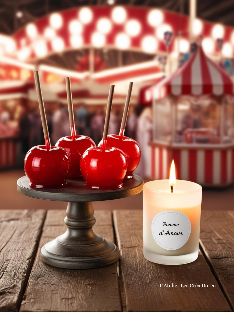 Bougie Parfumée Pomme d'Amour
